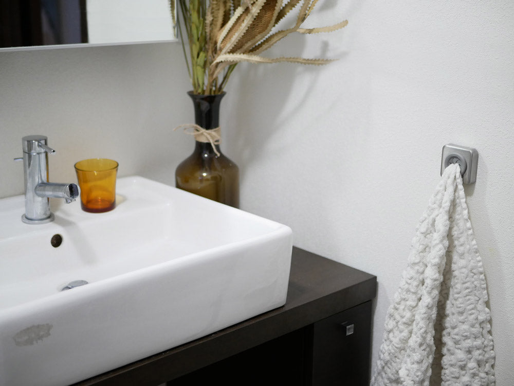 ダルトンタオルホルダー付きバスルームシンク