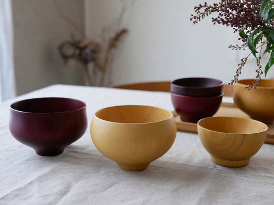 ナチュラルとブラウンの陶器壺と甕