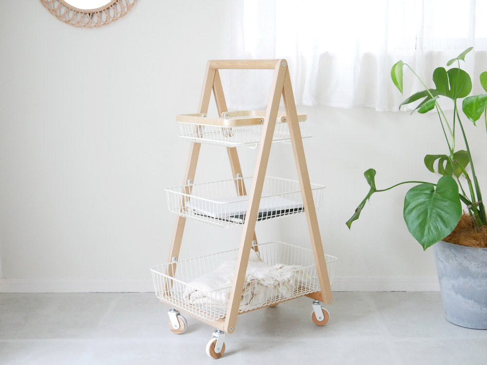 【Mash /マッシュ】 リヴ キャリーバスケットワゴンM