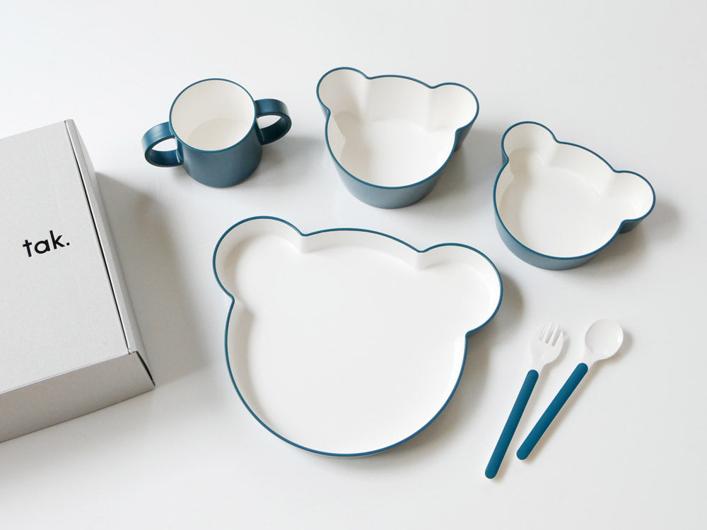 【tak./タック】キッズディッシュ ギフトボックス カトラリー付【ベア】