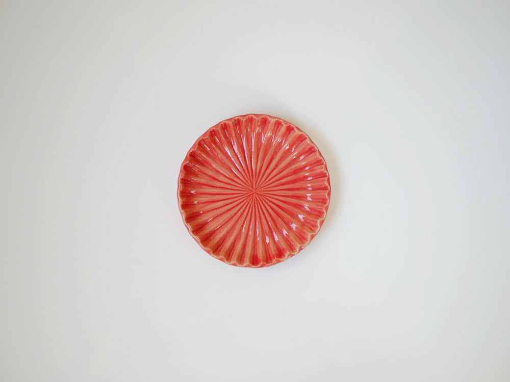 【俊峰陶苑】花あかり 丸小皿