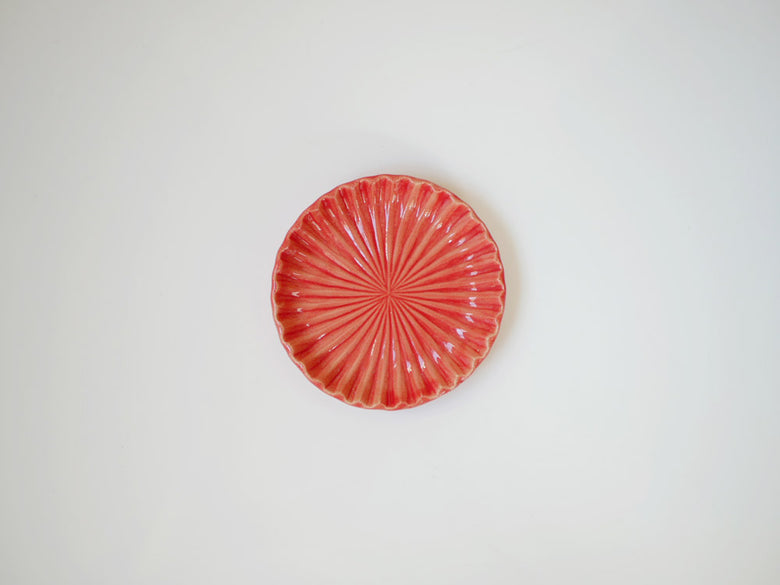 【俊峰陶苑】花あかり 丸小皿