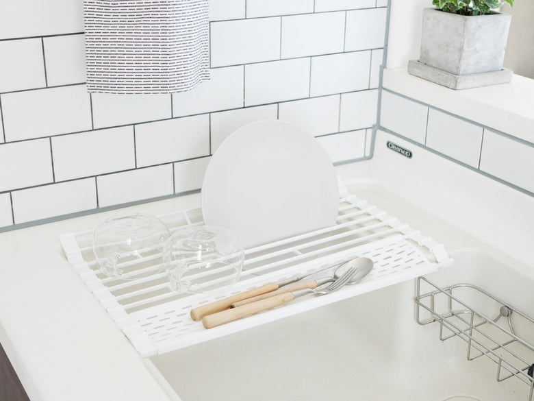 【tower/タワー】折り畳み水切り シリコーントレー付き