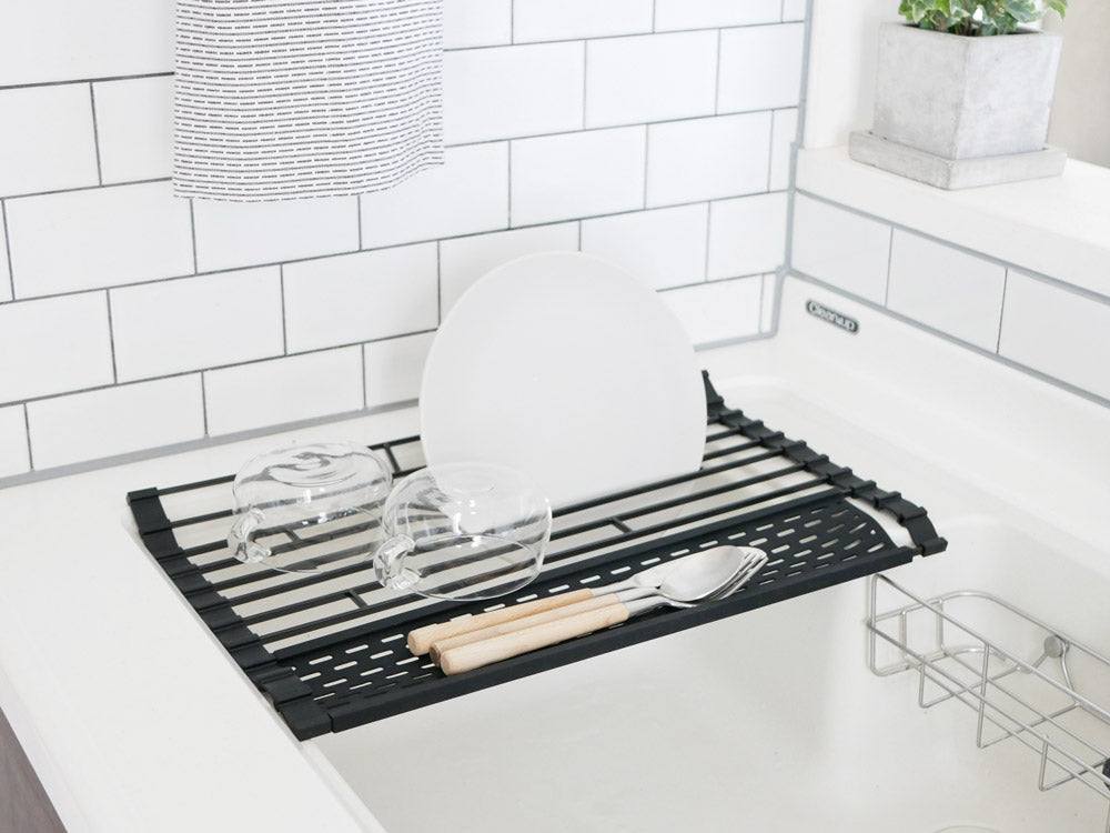 【tower/タワー】折り畳み水切り シリコーントレー付き