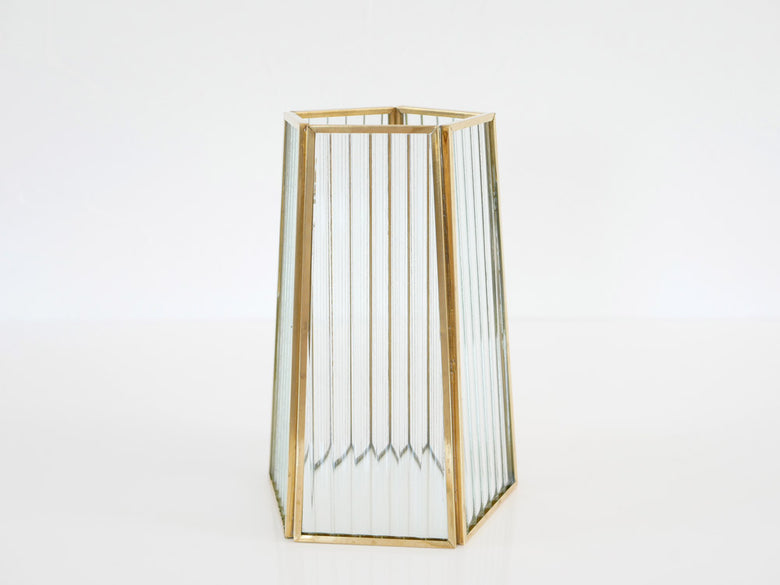 【POSH LIVING/ポッシュリビング】フレームフラワーベース 〔ウェーブ〕