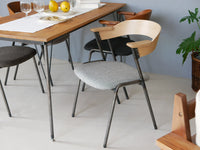 ナチュラル×ヘリンボーンチャコールグレー