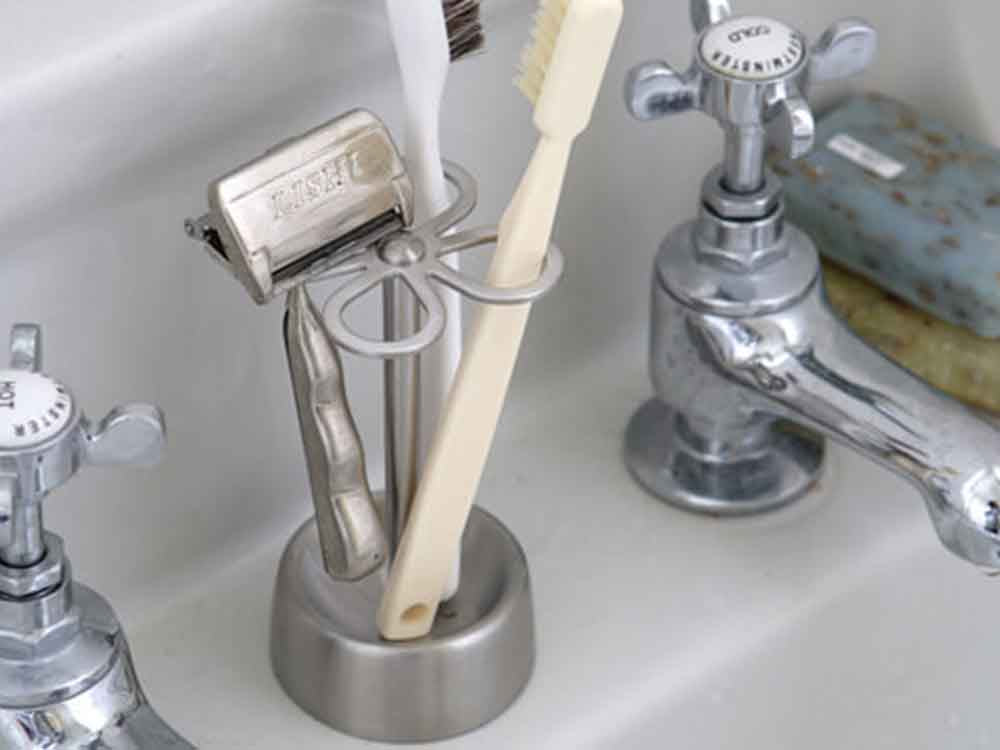 【DULTON/ダルトン】ステンレス4ホールトゥースブラシホルダー