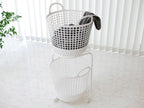 【like-it/ライクイット】ランドリーバスケット 2段