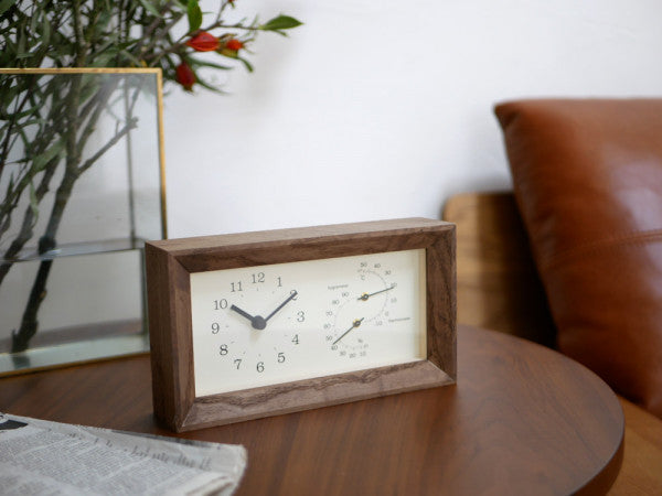 【Lemnos/レムノス】FRAME 温湿度計付き【受注生産品】