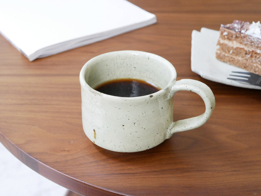 【南窯】荒粉引 手づくりマグ