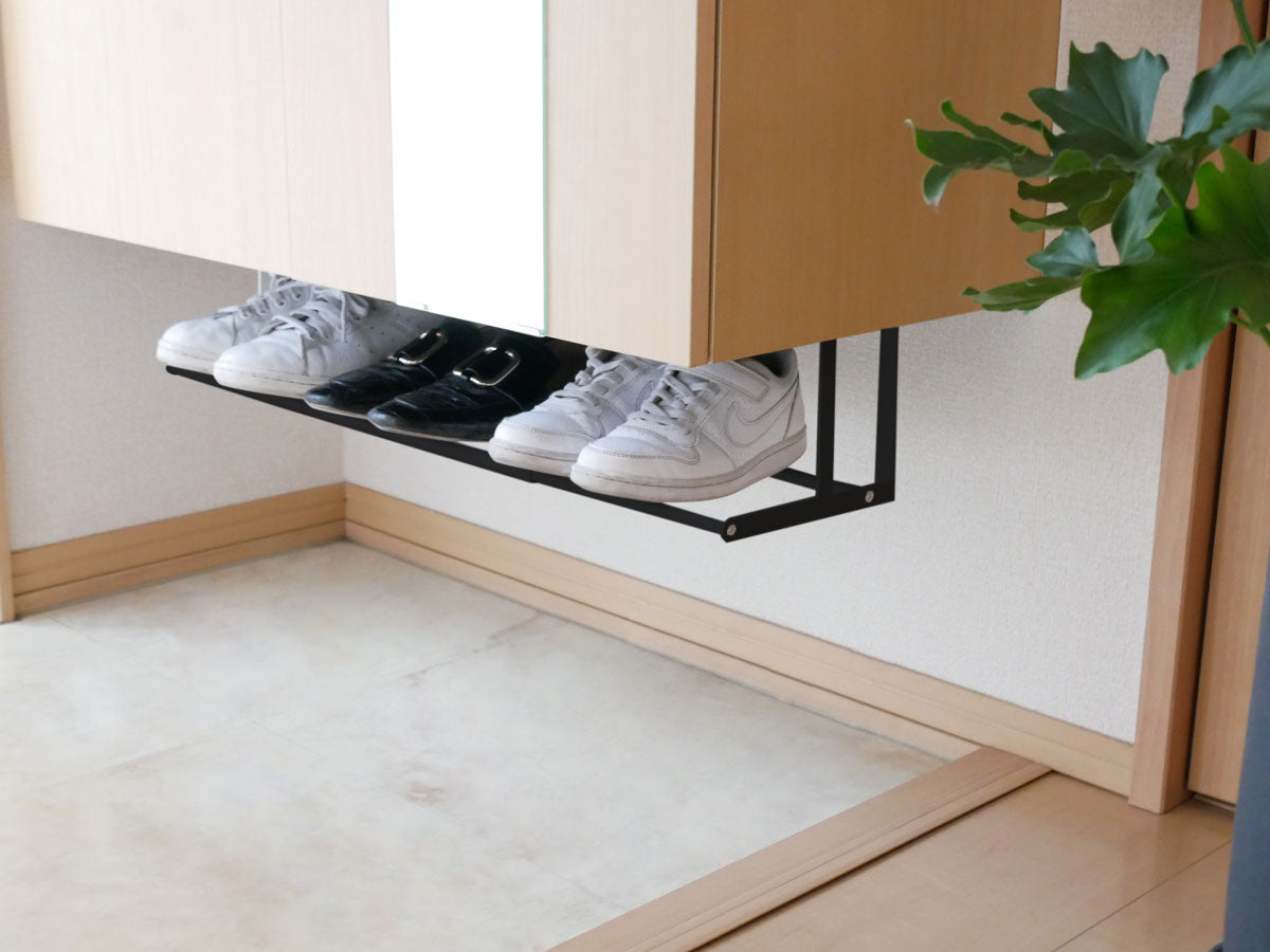 【tower/タワー】浮かせる伸縮シューズラック