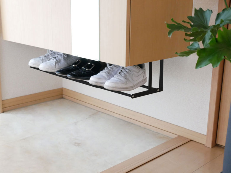 【tower/タワー】浮かせる伸縮シューズラック
