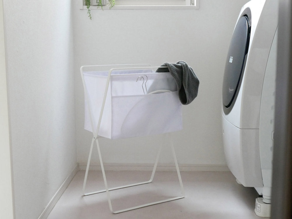 【tower/タワー】折り畳み高床式ランドリーバスケット