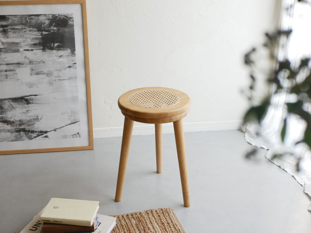 【Sunflower Rattan/サンフラワーラタン】ラタンスツール