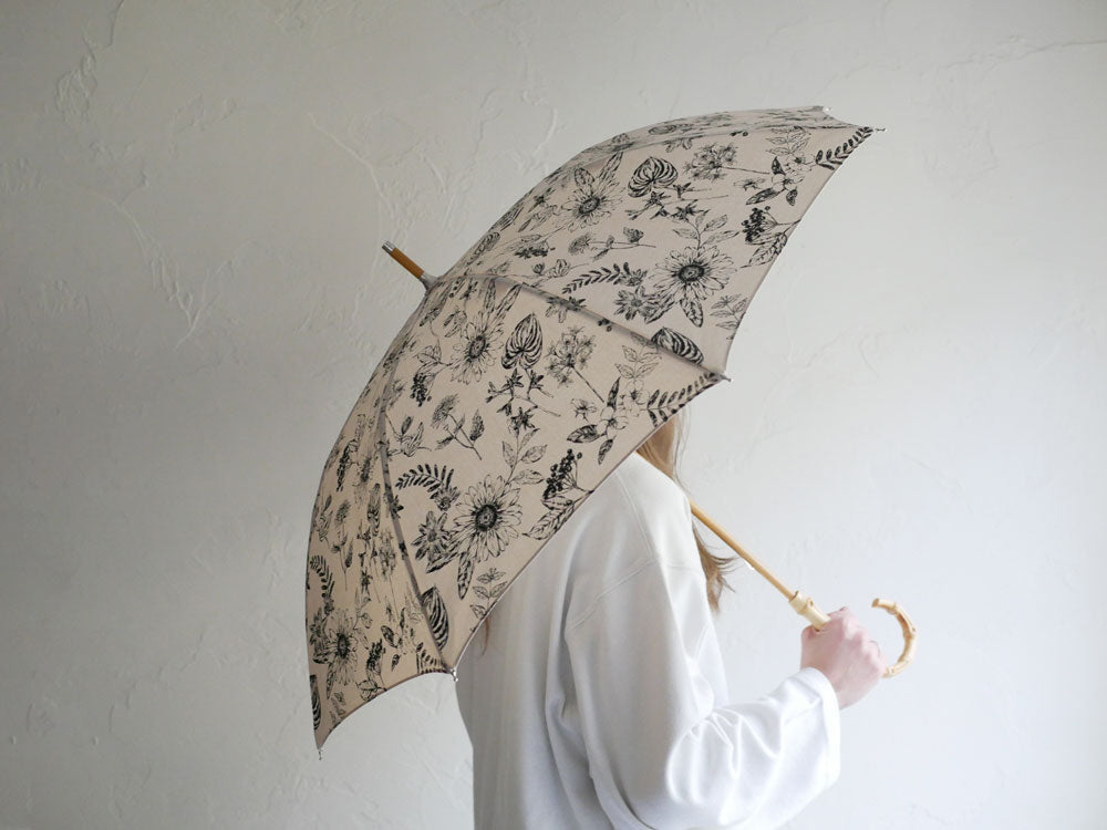 【because/ビコーズ】プレーンカラー/ボタニカルプリント