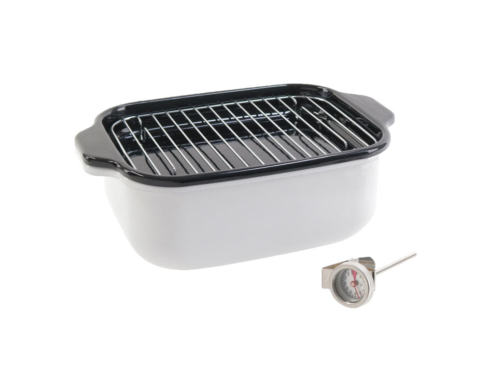 【富士ホーロー】角型天ぷら鍋