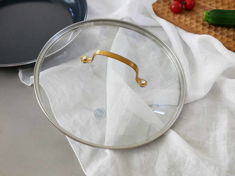 【GREENPAN/グリーンパン】ストゥディオ　フライパン/エッグパン/ガラス蓋
