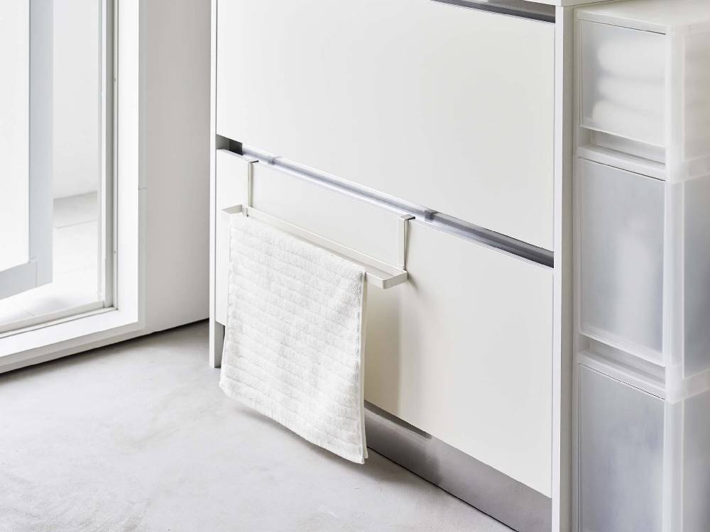 【PLATE/プレート】洗面下引っ掛けバスマット&タオルハンガー