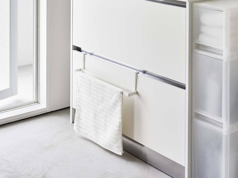 【PLATE/プレート】洗面下引っ掛けバスマット&タオルハンガー