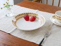 ディーププレート 24cm / ベージュ