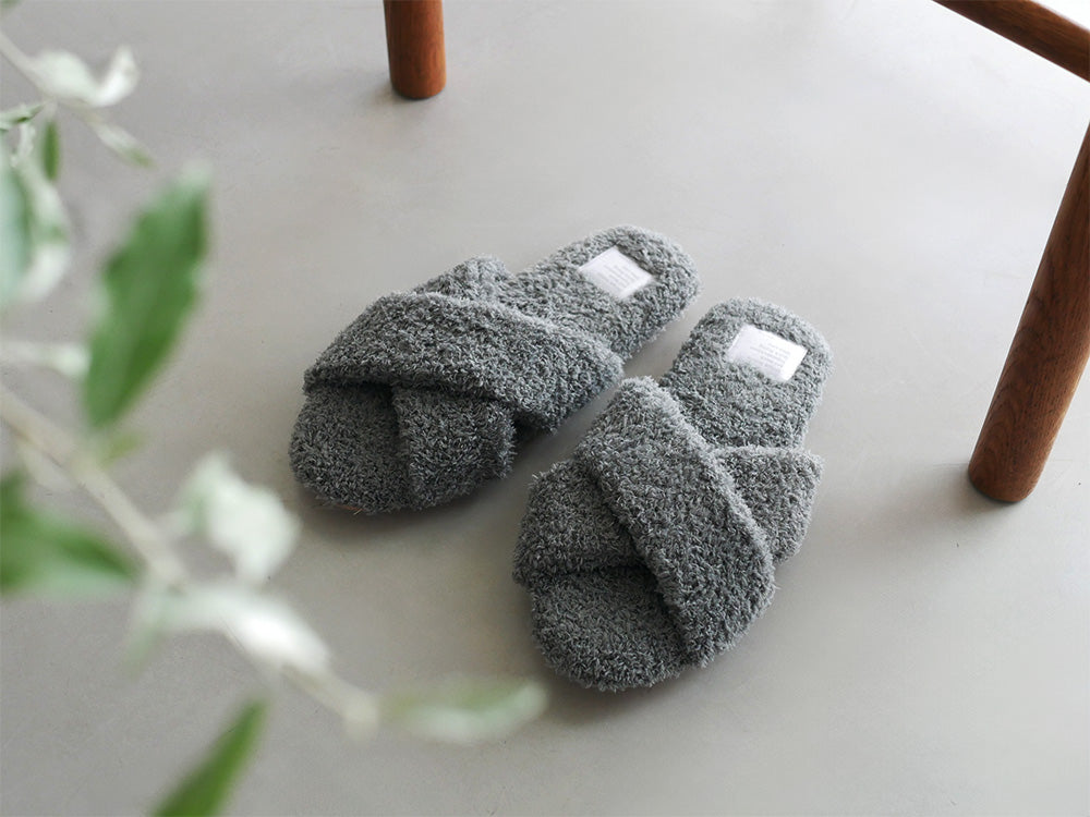 【sarasa design/サラサデザイン】洗える抗菌消臭パイルスリッパ