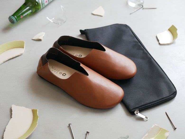 【Les Plier Noie Lutz/レプリエノイエルッツ】防災携帯スリッポン