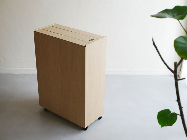 【TATSU-CRAFT/タツクラフト】キッチンに調和する木製ごみ箱　バスクキッチンペール