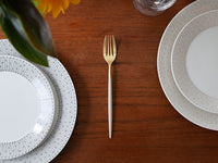 デザートフォーク / アイボリーゴールド