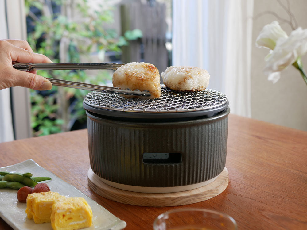 【お値下げ中】コンロ 【魚焼き器未使用】(1月上旬まで) SALIU / サリュー】美濃焼の炭焼き水コンロ｜【公式】ひなたライフ