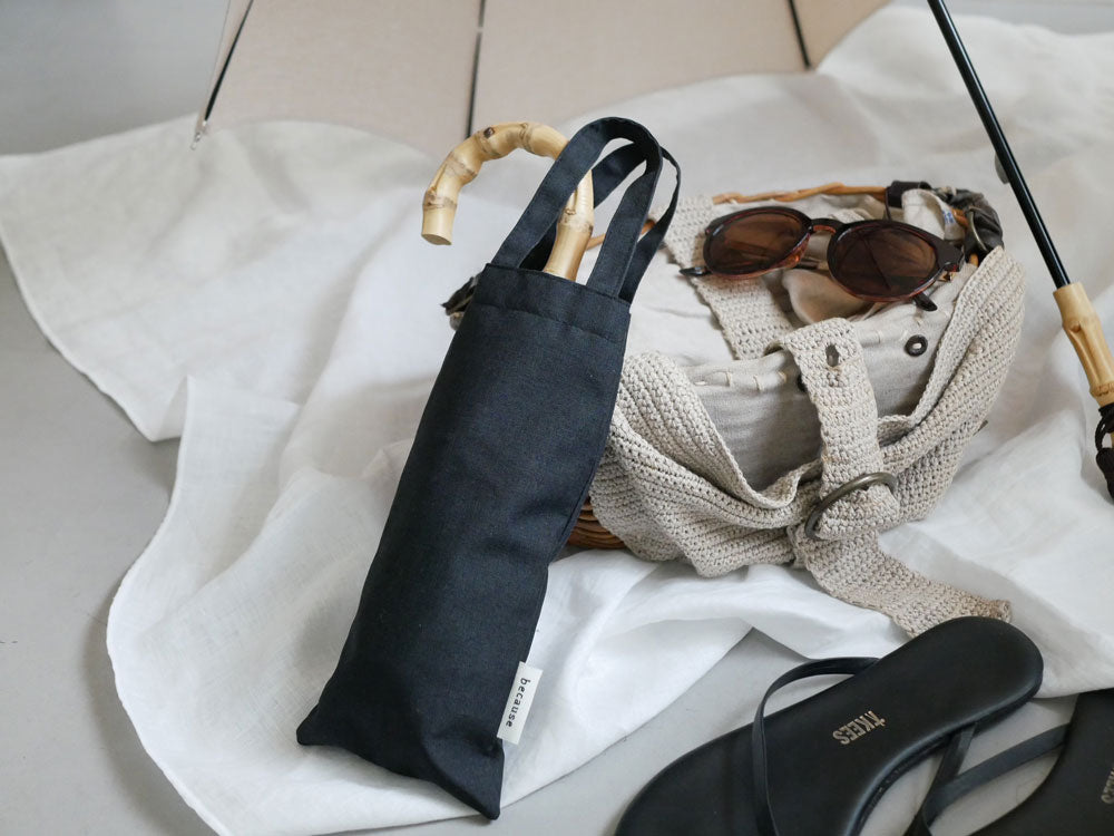 【because/ビコーズ】プレーンカラー 長傘/折りたたみ傘