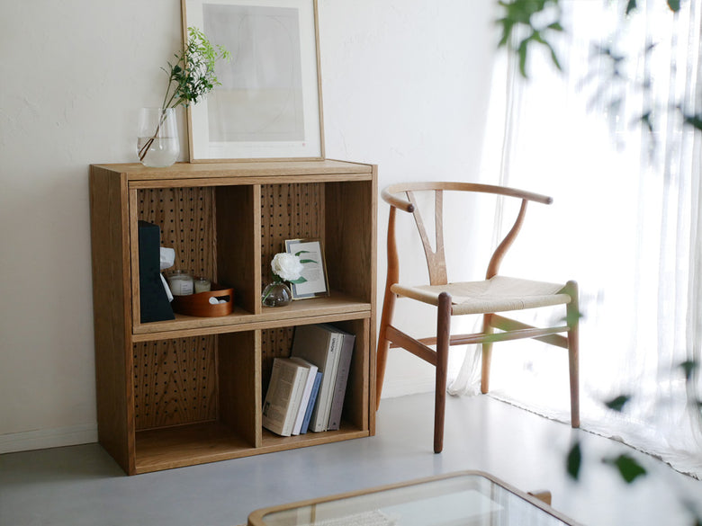 【nora/ノラ】伸ばせて曲がるオープンシェルフ