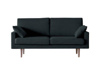 3人掛けソファ / ダークグレー / 脚 ホワイトオーク