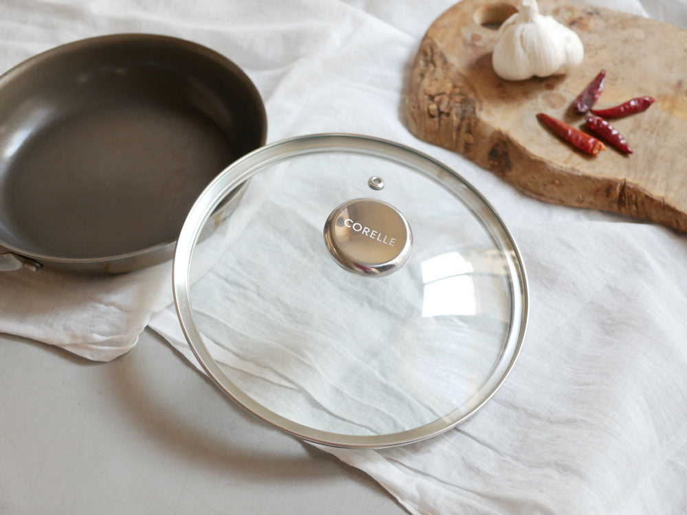 CORELLE こびりつきにくい次世代フライパン　　26cm+蓋セット CORELLE/コレール】こびりつきにくい次世代フライパン｜【公式】ひなた