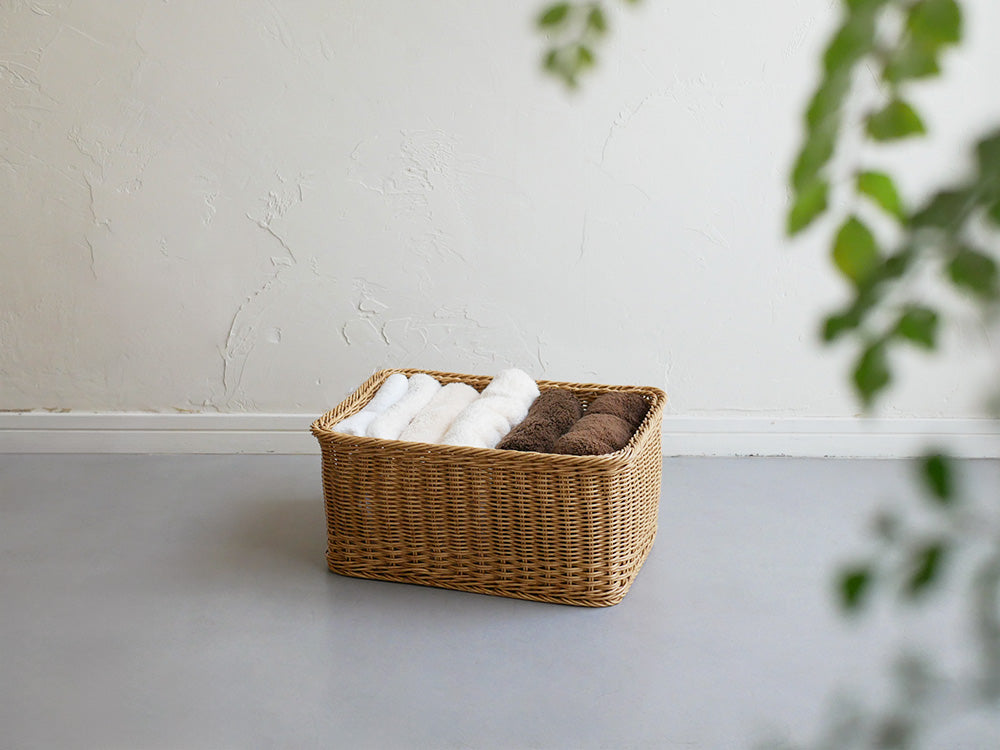 【Creer/クレエ】ユティル 洗えるナイールバスケット