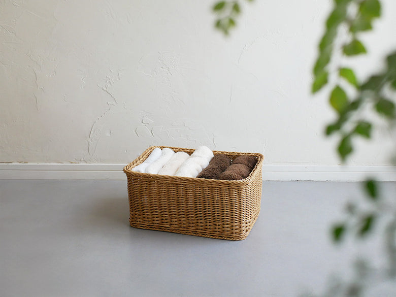 【Creer/クレエ】ユティル 洗えるナイールバスケット