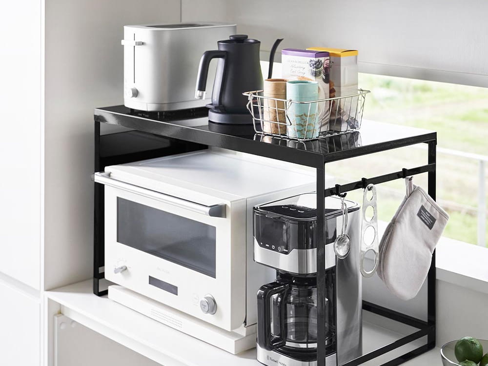 【tower / タワー】スチールパネル付きレンジラック