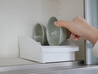 お椀スタンド / 棚置き用 WH