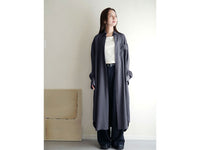 シャツワンピース / チャコール - S