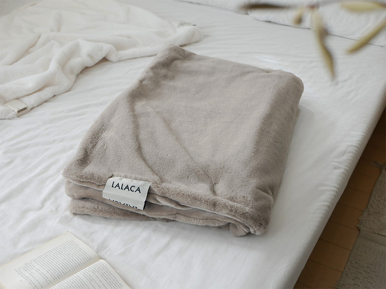 【LALACA/ララカ】洗えるなめらか素材のヒーターブランケット