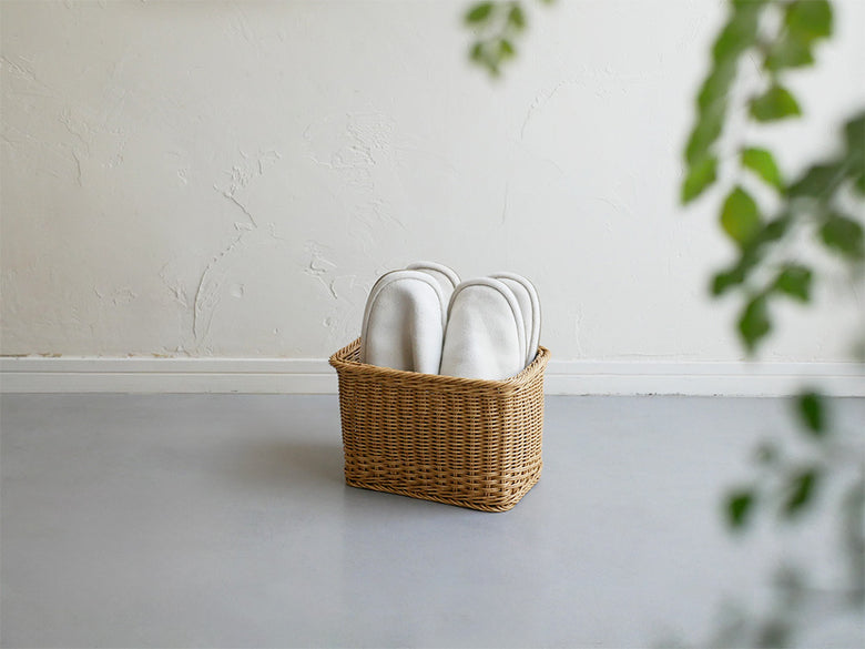 【Creer/クレエ】ユティル 洗えるナイールバスケット