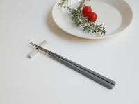 箸・箸置きセット / グレーシルバー