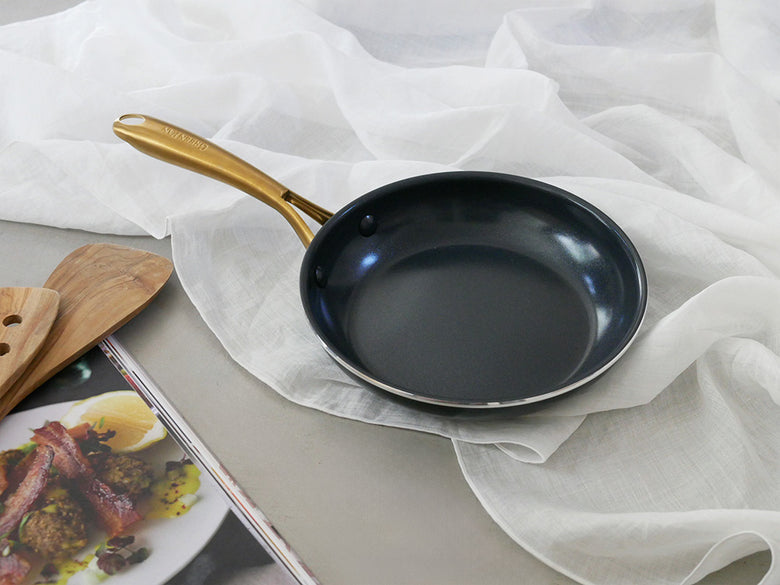 【GREENPAN/グリーンパン】ストゥディオ　フライパン/エッグパン/ガラス蓋