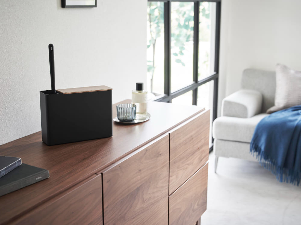 【RIN / リン】替えモップ入れ付きハンディーワイパースタンド