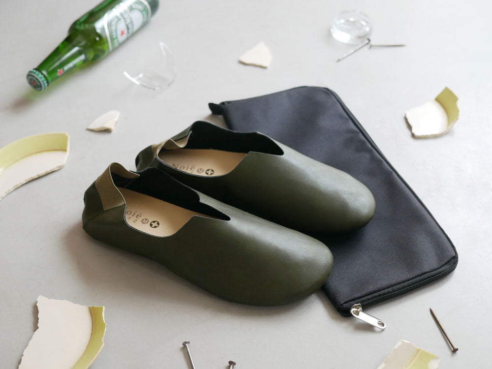 【Les Plier Noie Lutz/レプリエノイエルッツ】防災携帯スリッポン