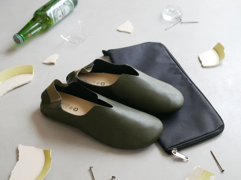 【Les Plier Noie Lutz/レプリエノイエルッツ】防災携帯スリッポン