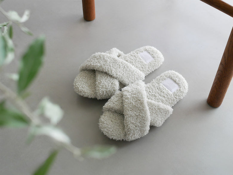 【sarasa design/サラサデザイン】洗える抗菌消臭パイルスリッパ