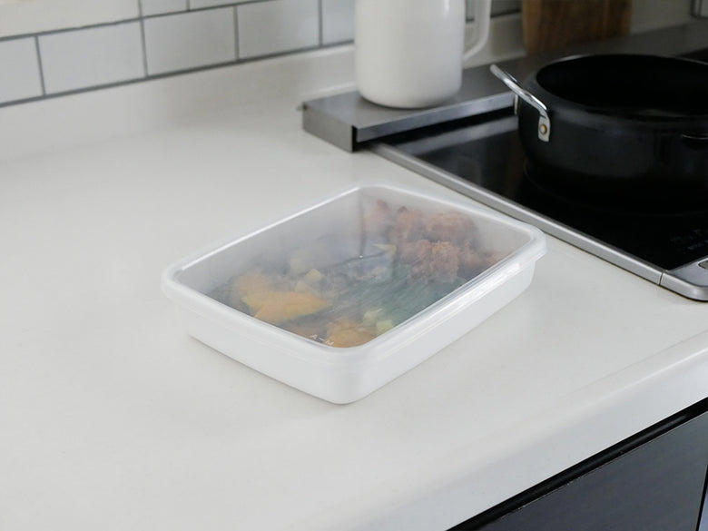 【野田琺瑯/ノダホーロー】WhiteSeries 毎日の調理に頼もしいホーロー保存容器 シール蓋付