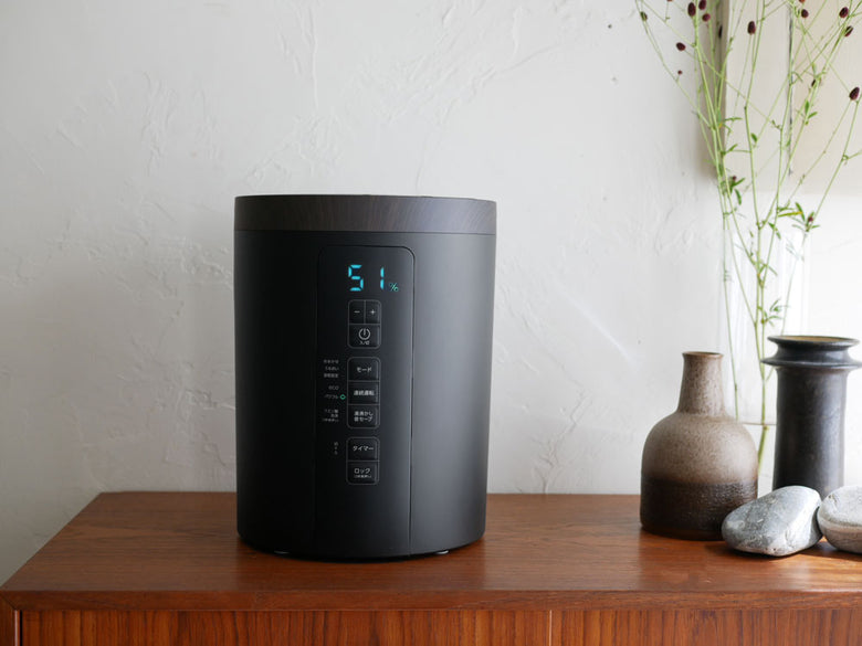 【THREE UP/スリーアップ】多機能スチーム加湿器 スチームポット