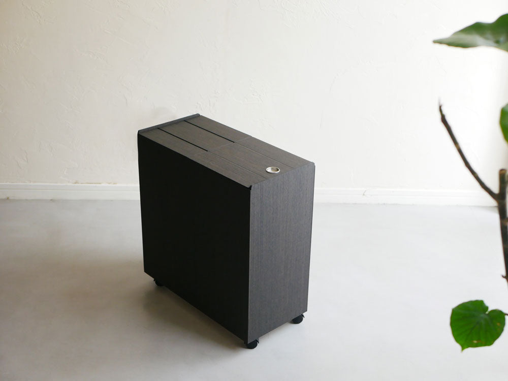 TATSU-CRAFT/タツクラフト】キッチンに調和する木製ごみ箱 バスク