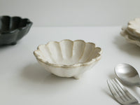 ボウル / 12cm / 白練